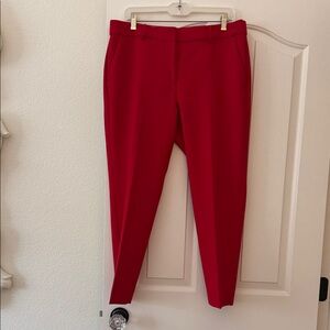 Talbots Women's Red Ankle Pants